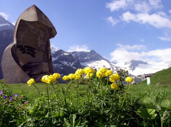 Wieder am Mooserboden, Denkmal
