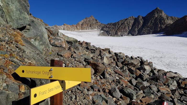 Abzweigung zum Ostgrat