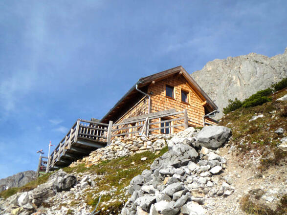 Die letzten Meter zur Werfener Hütte