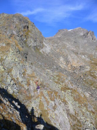 Ostflanke der Kristallwand