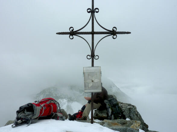 Gipfelkreuz auf der Hohen Geige