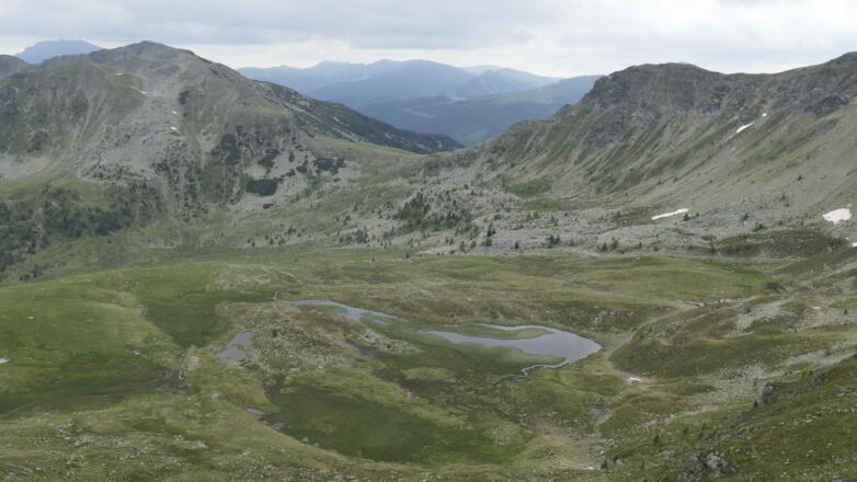 Blick vom Seenock auf den Rosaninsee