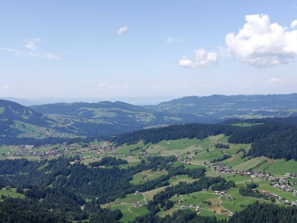 Blick bis zum Bodensee