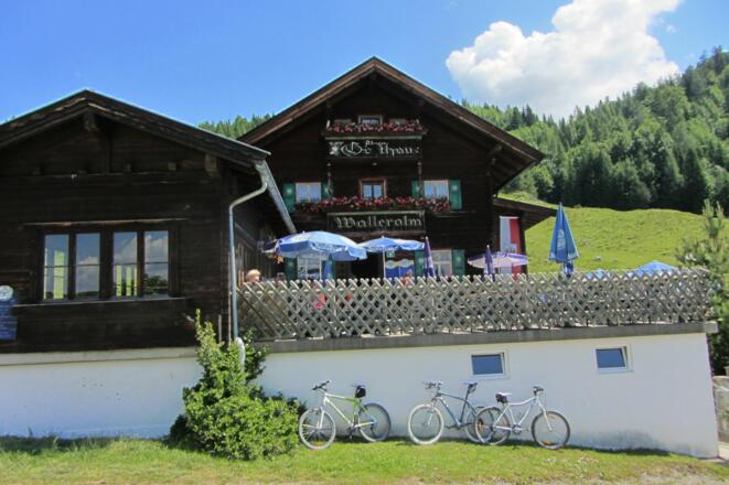 Die Walleralm, prima zum Einkehren