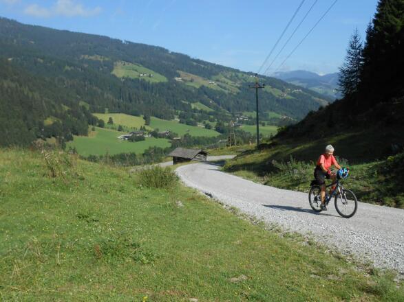 Auffahrt vom Kleinarltal auf der Baierwaldtour 20