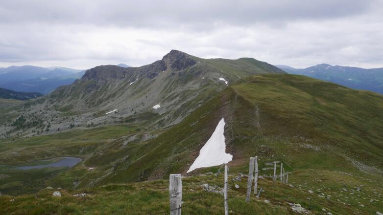 Am Seenock, Blick auf den Grossen Königsstuhl, links der Rosaninsee