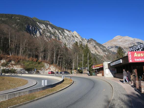 Kanzelkehre - Ausgangspunkt und Parkplatz.