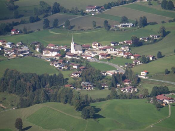 PP in Ortsmitte von Schwendt