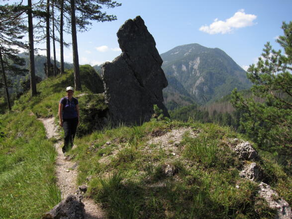 Immer wieder ergeben sich aussichtsreiche Plätze