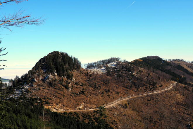 Paradeseite vom Mittagstein, gesehen vom Gamsenbrand