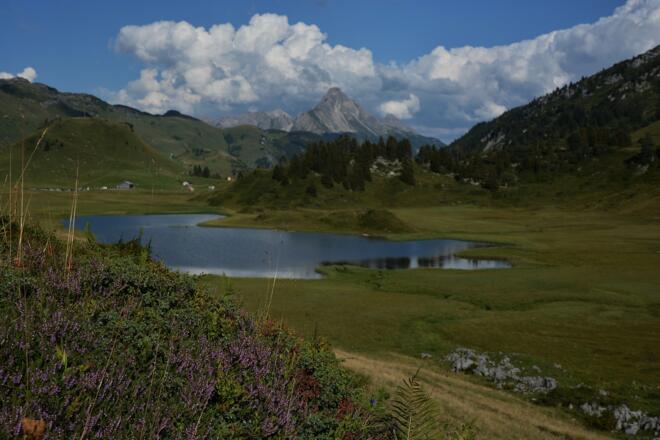 Hochtannbergpass mit Kalbelesee
