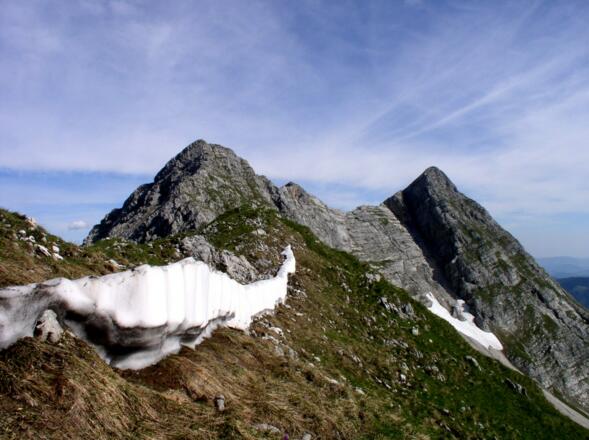 Verbindungsgrat, Rückblick zum Kl.Pyhrgas