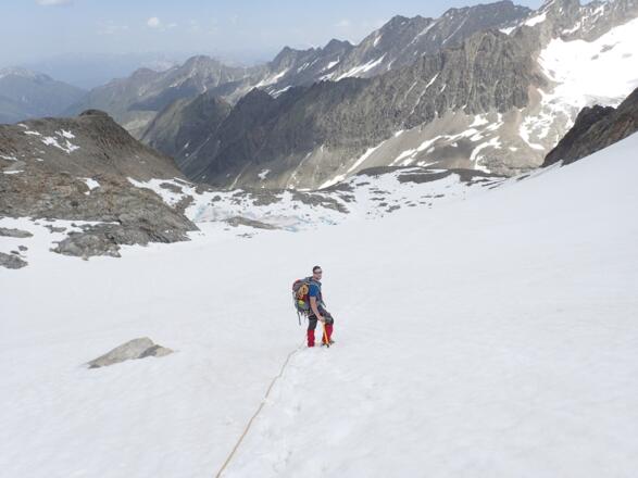 Abstieg über den Turmferner