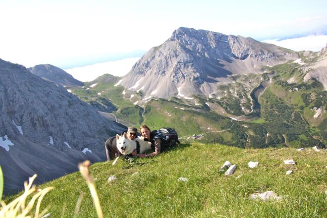 Blick zurück Richtung Pfeis