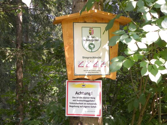 Seit 2016 ist die Steyrschlucht Naturschutzgebiet!