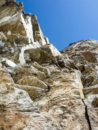 Die Turmscharte hinauf