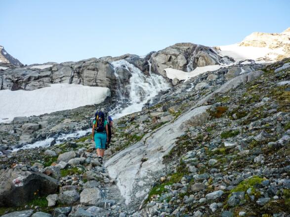 Aufstieg Richtung Alpeiner Ferner