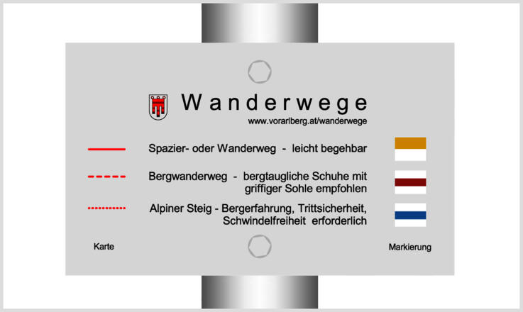 Wanderwegenetz Vorarlberg