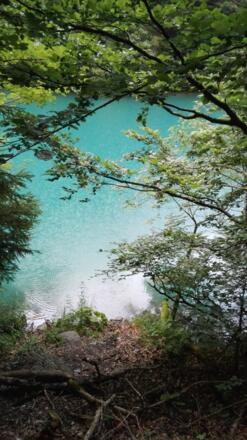 Klammsee mit Regntropfen