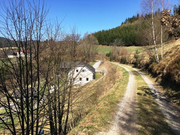 auf der M1 Richtung St. Georgen