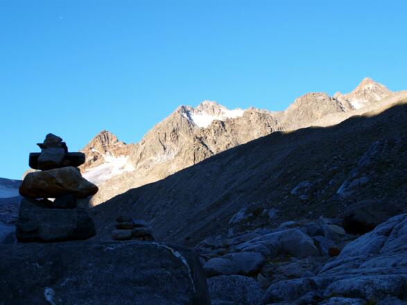Schrankogel im Morgenlicht