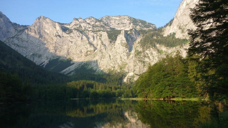 Hinterer Langbathsee ~730m, Talschluss