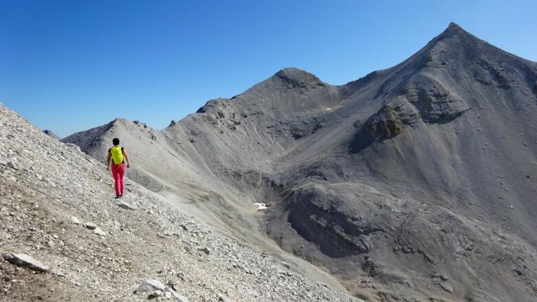... Breitgrießkar. Hinten die Seekarscharte, rechts die Kl. und Gr. Seekarspitze (2677 m).