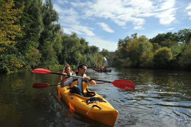 Kanutour auf der Saale