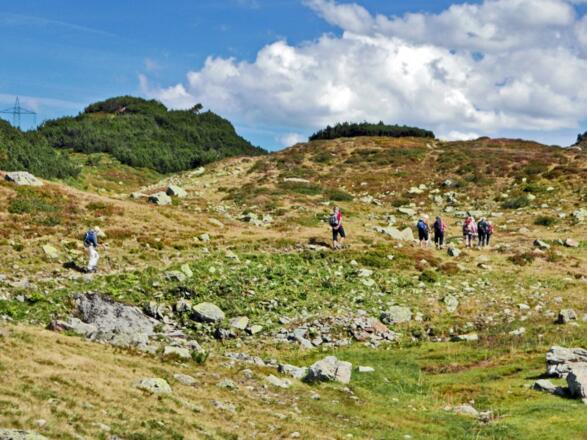 Auf dem Rückweg nach St. Christoph