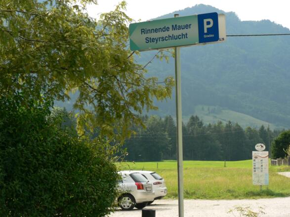 Parkplatz Gradau, Molln