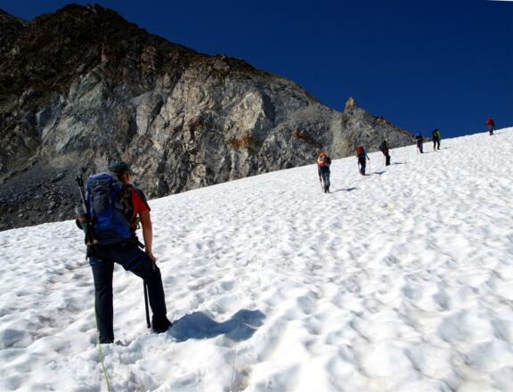 Vor der oberen Ochsenscharte 2995 m