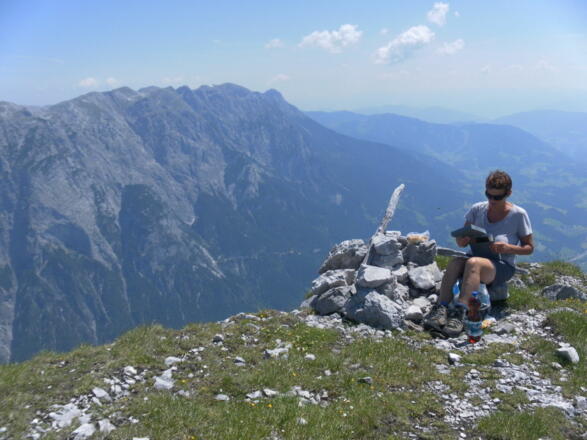 Rifflkopfgipfel und Tennengebirge