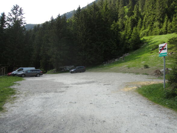 Wanderparkplatz beim Gasthof Bärenbad