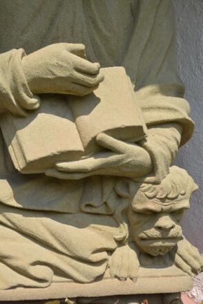 Detail an der Kirche in Unterwittbach