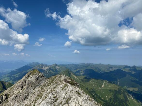 Ausblick Richtung Zafernhorn / Damüls