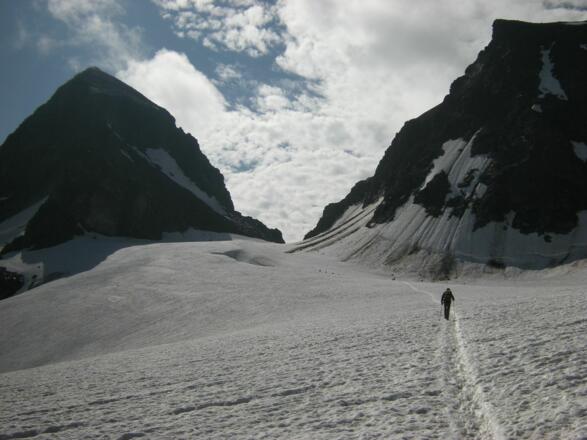 Ochsentaler Gletscher, Piz Buin - links