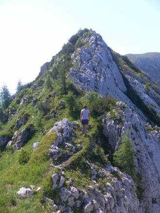 schmaler Gratrücken