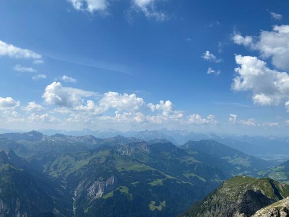 Ausblick ins Große Walsertal