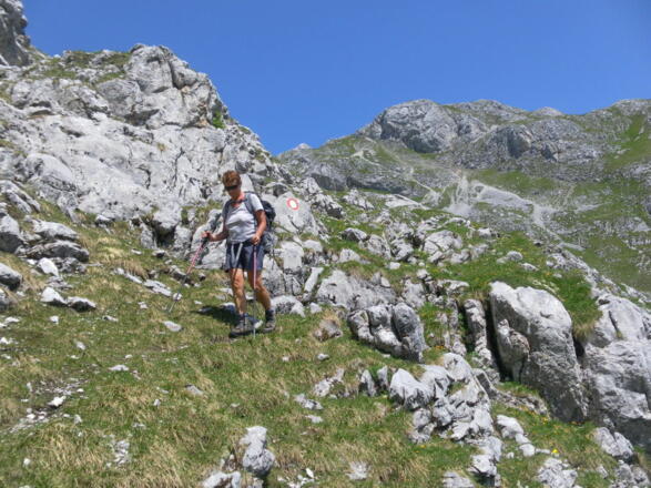 karstiger Karabstieg