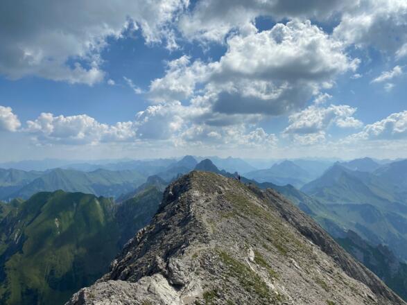 Gratwanderung zum Gipfel