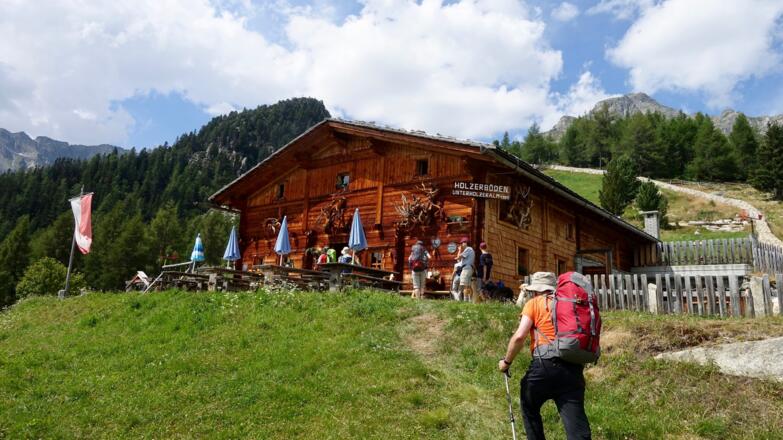 Ankunft bei den Holzer Böden