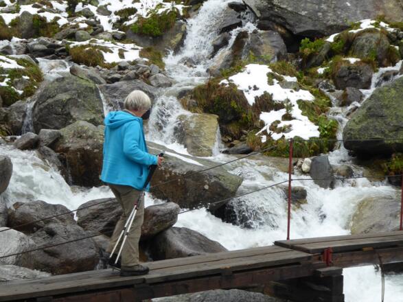 Brücke über die Keesbäche