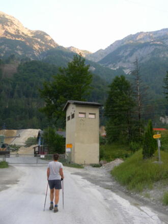 Ausgangspunkt Schottergrube Sulzau mit Blick zum Hochtor