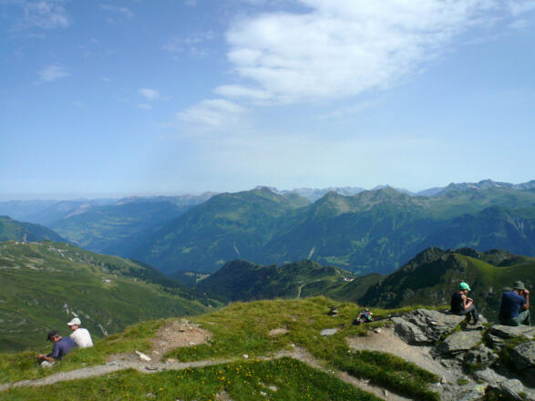 Ausblick von der Madrisellaspitze
