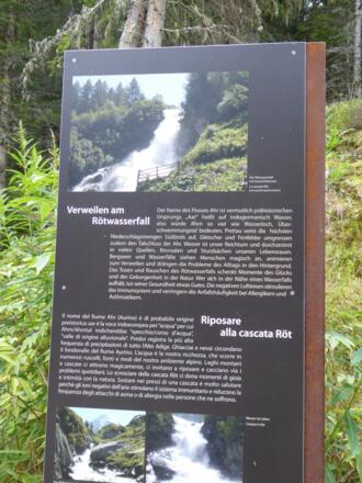 Info-Tafel zum Rötbach
