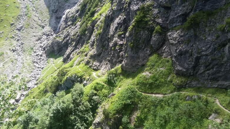 Aufstieg zum Zitterklapfen