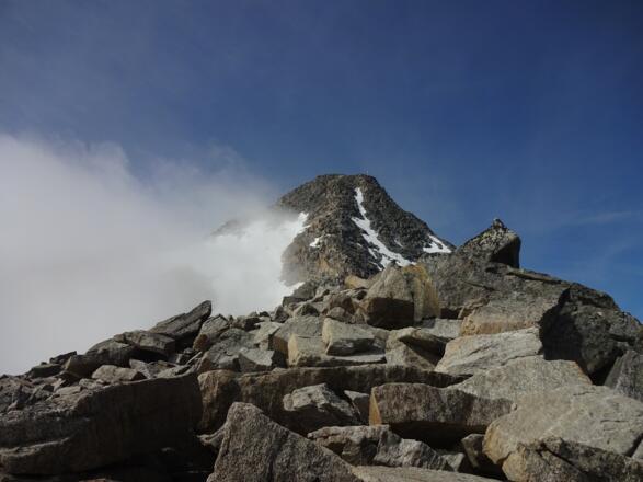 Schlusshang zum Gipfel