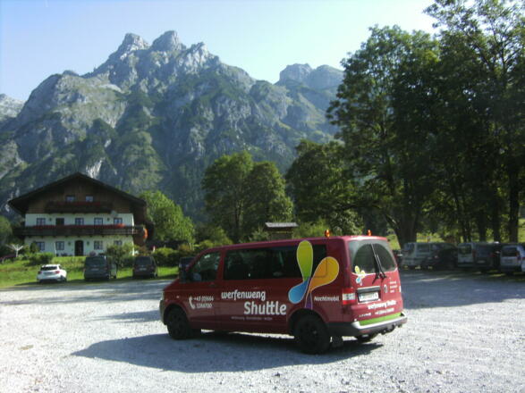 Anrufsammeltaxi beim Ausgangspunkt Wengerau