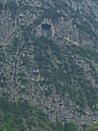 Radfahrerkreuz kurz vor Saalfelden 