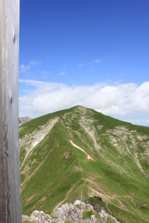 Blick zur Roten Spitze.